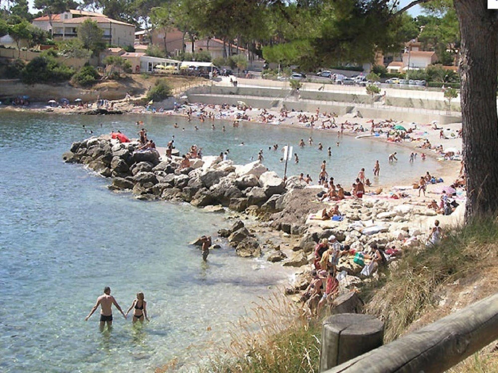 La Maisonnette De La Plage Du Rouet Карри-ле-Руэ Экстерьер фото